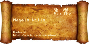 Megela Nilla névjegykártya